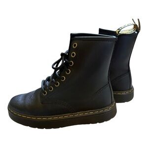 Dr. Martens Women Zavala Combat Boot in Black Sz 5 EU 36